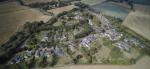 Image: Aerial view of Quinton with School Lane in the foreground