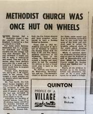 Methodist Chapel Article