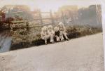 Outside 3 Church View (before built)

L R Connie, Syd, Ann and Fran Piercy