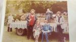 L R Mrs Wheeler, Bob Richardson,

Christin and Geraldine Rooks,

Gerald Rooks (on trailer), John Avery