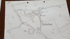 map of Quinton before the new houses