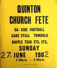 1982 Fete Announcement